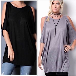 Cold shoulder top